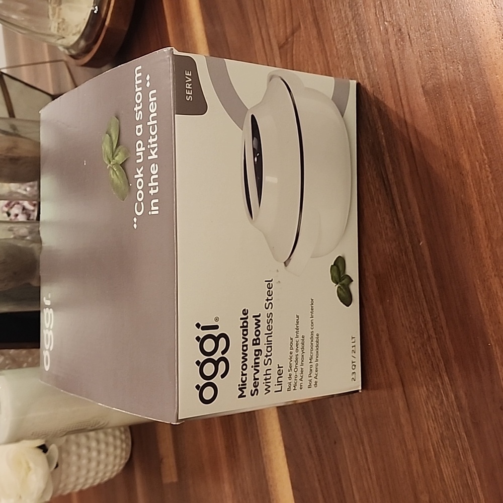 Oggi Microwavable Serving Bowl